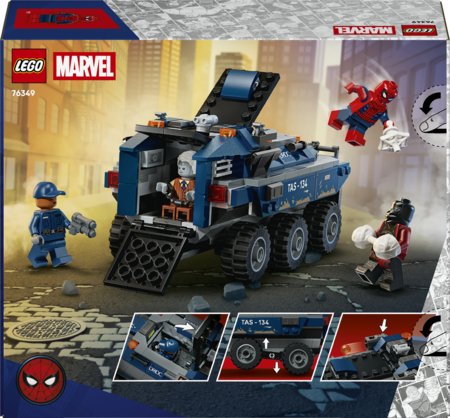 76349 LEGO® ǀ Marvel Žmogaus voro kalinių transporterio gaudynės 