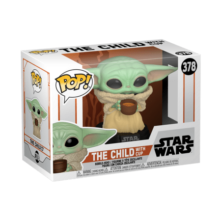 FUNKO POP! vinilinė figūrėlė: Star Wars: The Mandalorian - The Child with Cup, 49933 