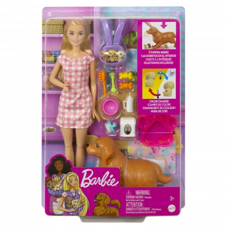 BARBIE Barbės šunelių naujagimių rinkinys, HCK75 HCK75