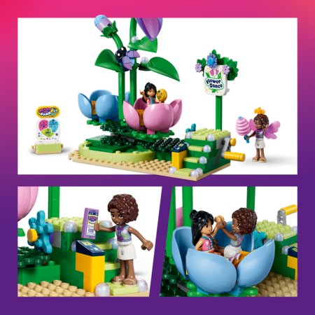 42702 LEGO® Friends Besisukantis gėlės ir fėjų puodelių atrakcionas 