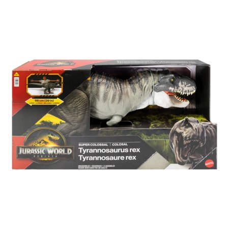 JURASSIC WORLD milžiniška figūrėlė – Super Colossal T. rex, JGB52 