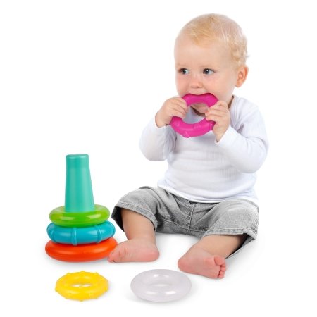 PLAYGRO žaidimas Piramidė – kramtukas Sort And Stack, 4088543 