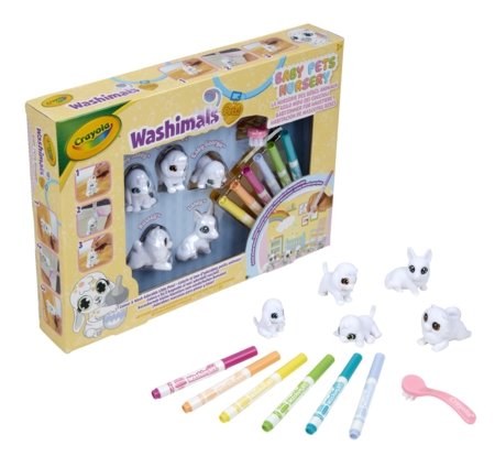 CRAYOLA kūrybinis rinkinys Washimals Baby Pets Nursery, 74-7516 