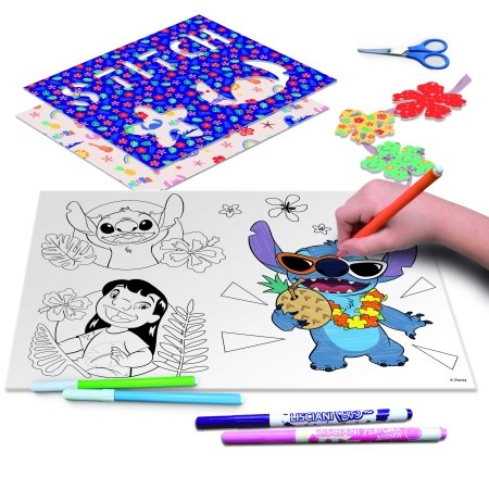 STITCH piešimo rinkinys su šviečiančia lenta, 107582 