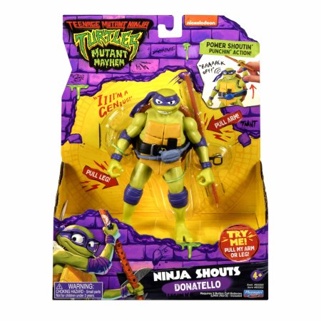 TMNT figūrėlė Ninja Shouts Donatello, 83352 83352