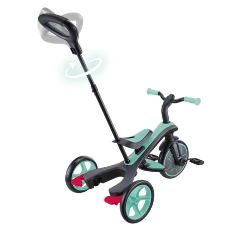 GLOBBER triratukas Trike Explorer 4in1, mėtinis, 632-206-2 632-206-2