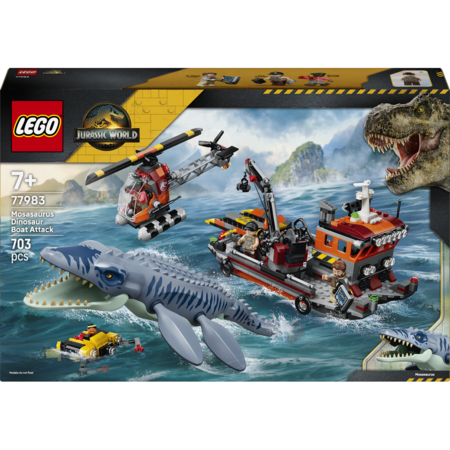 77983 LEGO® Jurassic World Dinozauro mozazauro valties puolimas 