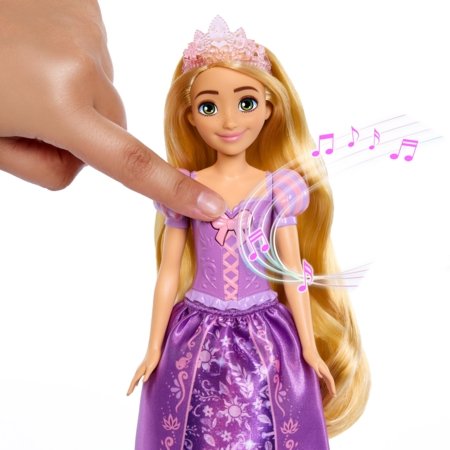 DISNEY PRINCESS dainuojanti lėlė auksaplaukė Rapunzel anglų kalba, HPD41 HPD41