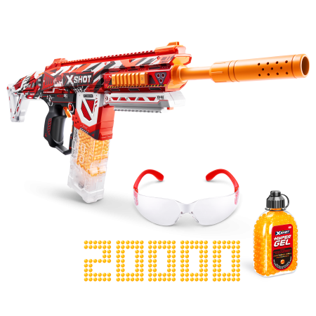 X-SHOT žaislinis šautuvas Hyper Gel, 1 serija, 20000 želinių rutuliukų, asort., 36620 