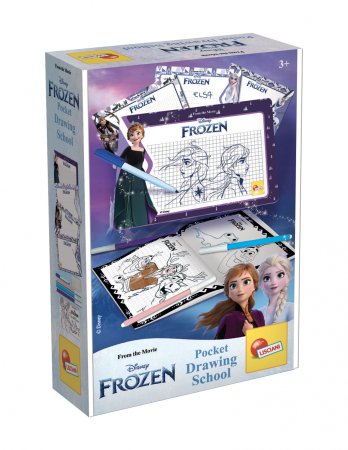 LISCIANI FROZEN piešimo rinkinys Pocket Drawing School, 92192 92192
