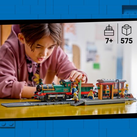 60511 LEGO® City Vintažinis garinis traukinys 