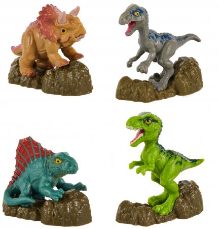 JURASSIC WORLD mini dinozauro figūrėlė asort., GXB08 GXB08