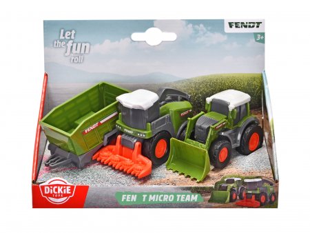 SIMBA DICKIE TOYS ūkinės technikos rinkinys Fendt Micro Team asort., 203732001 203732001