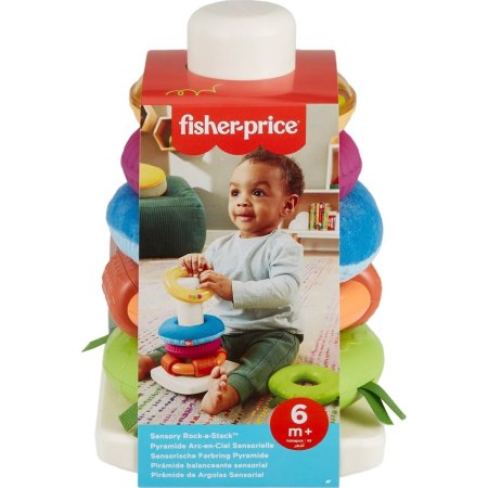 FISHER PRICE Bokštelis supk ir statyk jutiminis, HXK47 