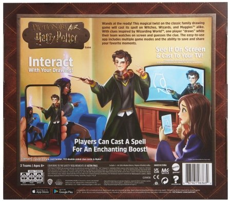 MATTEL GAMES žaidimas Pictionary Air Harry Potter EN, HDC59 HDC59