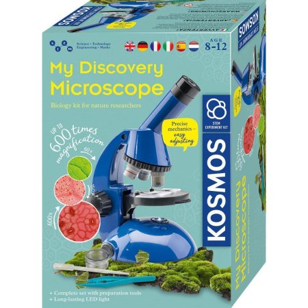 KOSMOS edukacinis rinkinys mikroskopas My Discovery Microscope, 1KS616984 