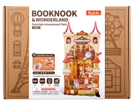 ROLIFE medinis konstruktorius Pasakų Pramogų Parkas, TGB17 