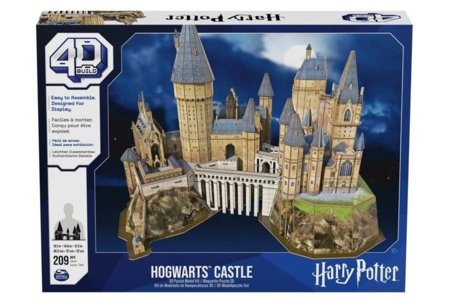 4D BUILD dėlionė Hogwarts, 6069831 