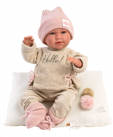LLORENS Crybaby kūdikis su paglave, 74020 74020
