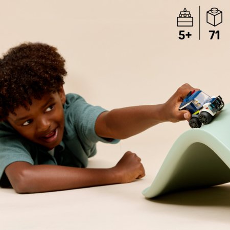 60481 LEGO® City „Ratai“ – policijos sunkvežimis 