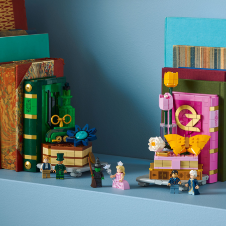 75691 LEGO® Wicked Glinda ir Elphaba knygų atramos 