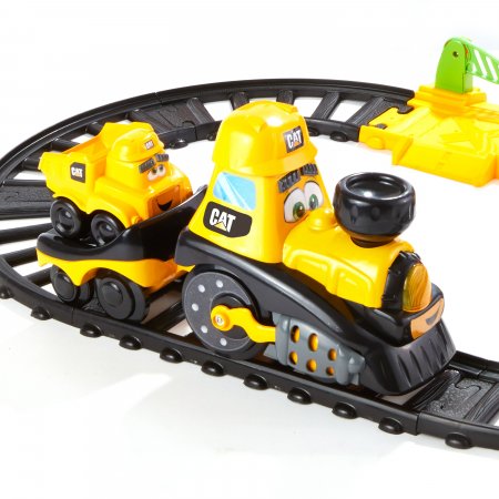 CAT traukinys su šviesomis ir garsais Junior Crew, 82489 82489