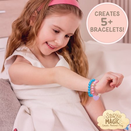 STORY MAGIC kūrybinis rinkinys Mediniai pilies karoliukai, 205526 