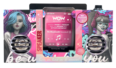 WOW GENERATION garso kolonėlė Wireless Sound Amplifier Speaker, WOW00122 