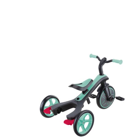 GLOBBER triratukas Trike Explorer 4in1, mėtinis, 632-206-2 632-206-2