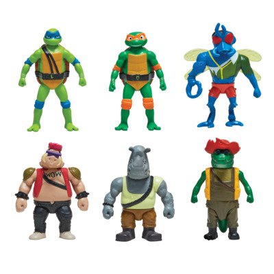 TMNT žaidimų rinkinys su 6 figūrėlėmis Mutation Station, 84386 