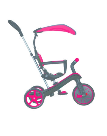 GLOBBER triratukas Explorer Trike Foldable 4 In 1, raudonas spalvos, 732-102 