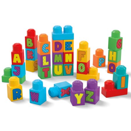 MEGA BLOKS FIRST BUILDERS kaladėlių rinkinys ABC (30 det.), HRR60 