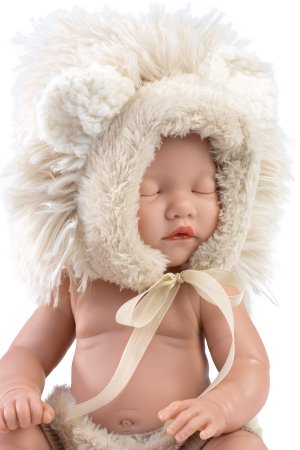 LLORENS lėlė MINI BABY BOY LION, 63203 