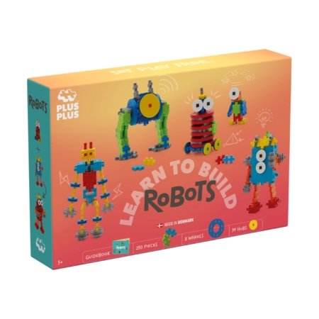 PLUS PLUS konstruktorius Mokausi statyti robotus, 3963 