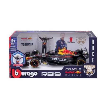 BBURAGO 1:24 lenktyninis automodelis Formula F1 - Oracle Red Bull RB19, 18-28036 