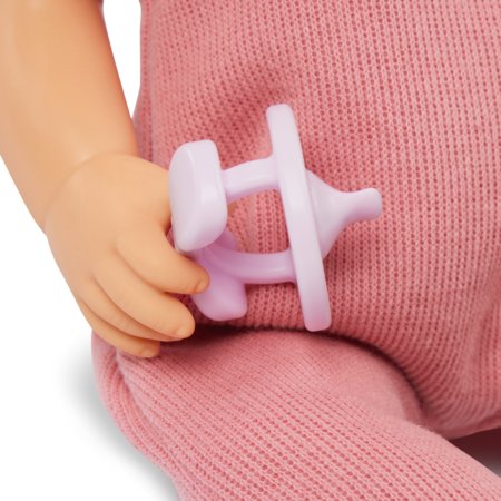LULLABABY lėlė kūdikis minkštoje lovelėje, LBY7713Z 