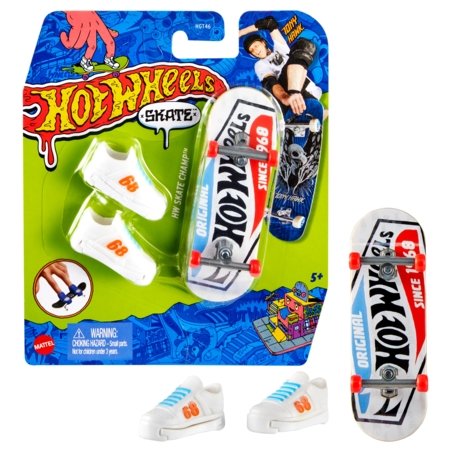 HOT WHEELS pirštų riedlentė su batais assort., HGT46 HGT46