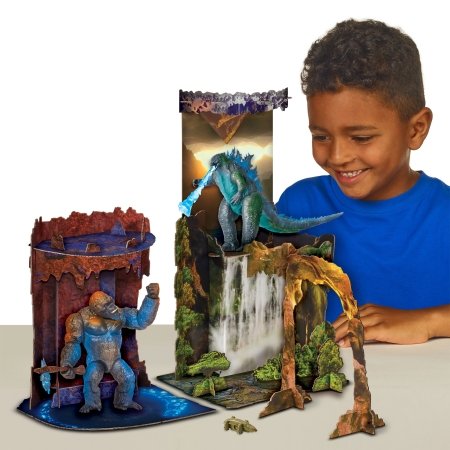 GODZILLA žaidimų rinkinys Hollow Earth Figures and Diorama Set, 35292 