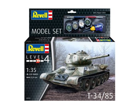 REVELL modelis T-34/85, 63319 