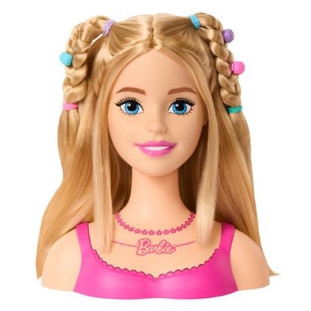 BARBIE Styling Head šviesių plaukų stilizavimo galva, HMD88 HMD88