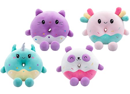 Pliušinis donut buddies 18cm asort., 456262 