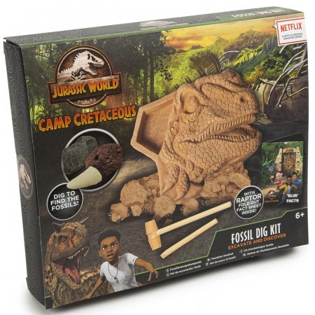 JURASSIC WORLD fosilijų kasinėjimo rinkinys Camp Cretaceous, 93-0005 93-0005