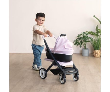 SMOBY lėlių vežimėlis su stogeliu, 7600253121 