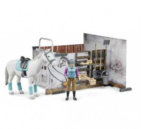 BRUDER rinkinys Horse barn, 62506 62506