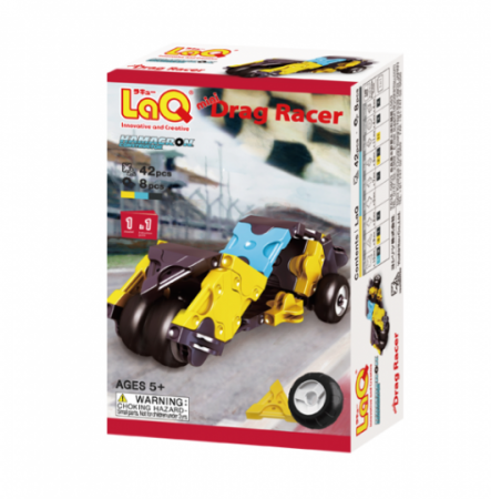 LAQ Japoniškas konstruktorius Hamacron Constructor Mini Drag Racer, 4952907003119 4952907003119