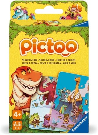 RAVENSBURGER Pictoo Dino kortų žaidimas, (EN), 23479 0 