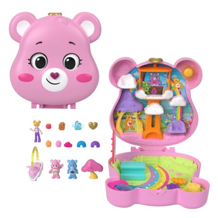 POLLY POCKET meškučio žaidimų rinkinys Care Bears, asort., JCC14 