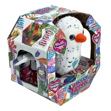 HAPPY YAPPERS interaktyvus pliušinis žaislas Baltoji Pelėda, 9402 