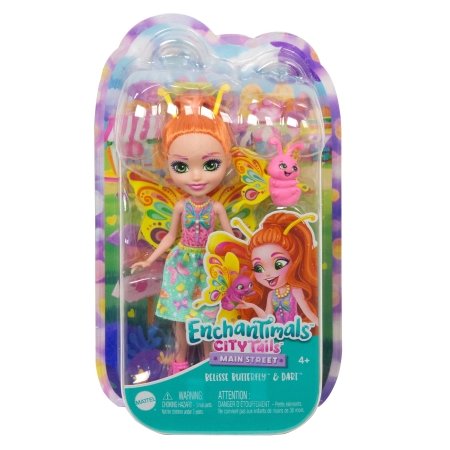 ENCHANTIMALS herojai drugeliai Belisė su gyvūnėliu, HKN12 HKN12