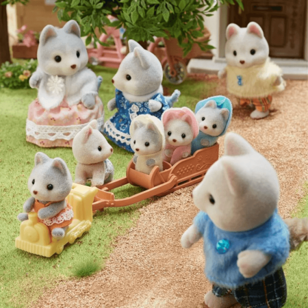 SYLVANIAN FAMILIES Haskių šeimynėlė, 5636SYL 5636SYL